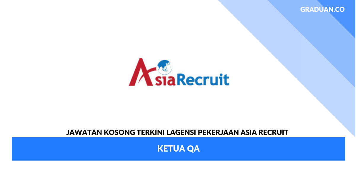 Permohonan Jawatan Kosong Agensi Pekerjaan Asia Recruit