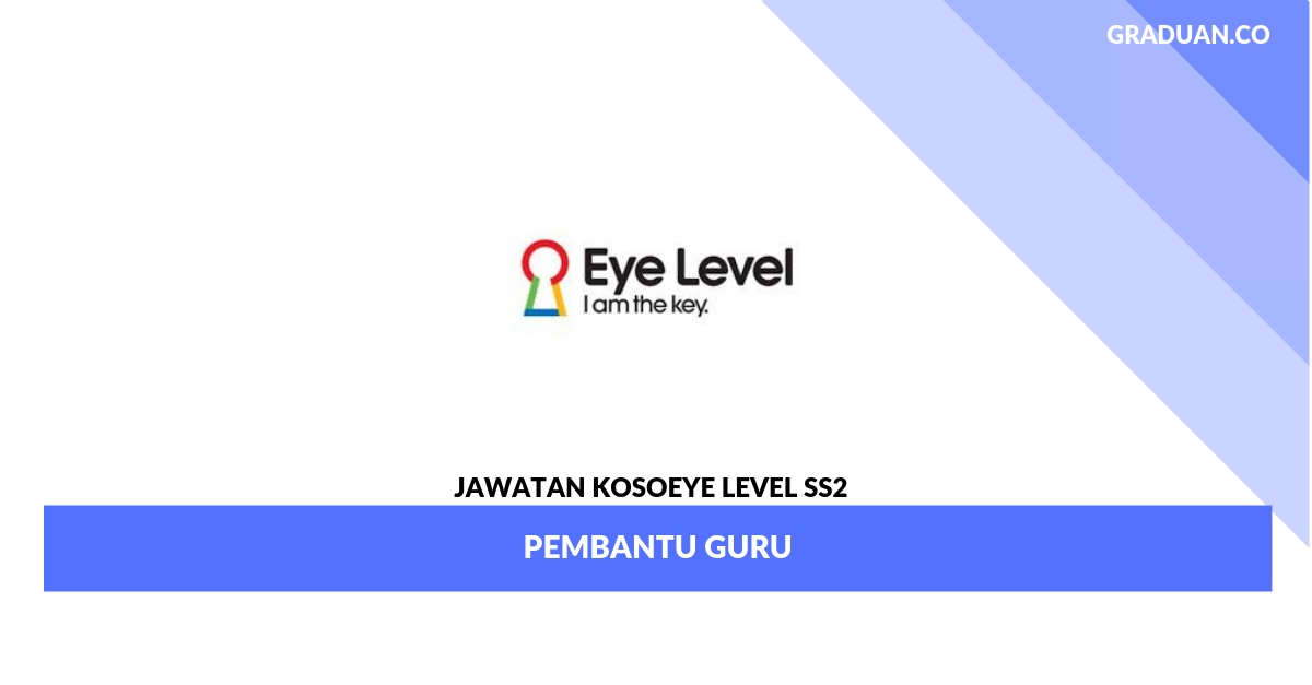 _Permohonan Jawatan Kosong Eye Level SS2 _ Pembantu Guru