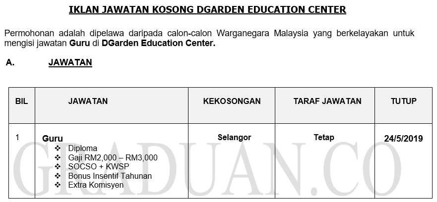 DGarden Education Center ~ Guru