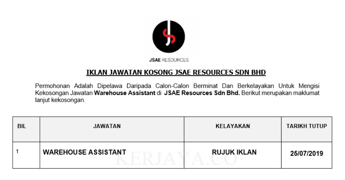 _JSAE Resources Sdn Bhd