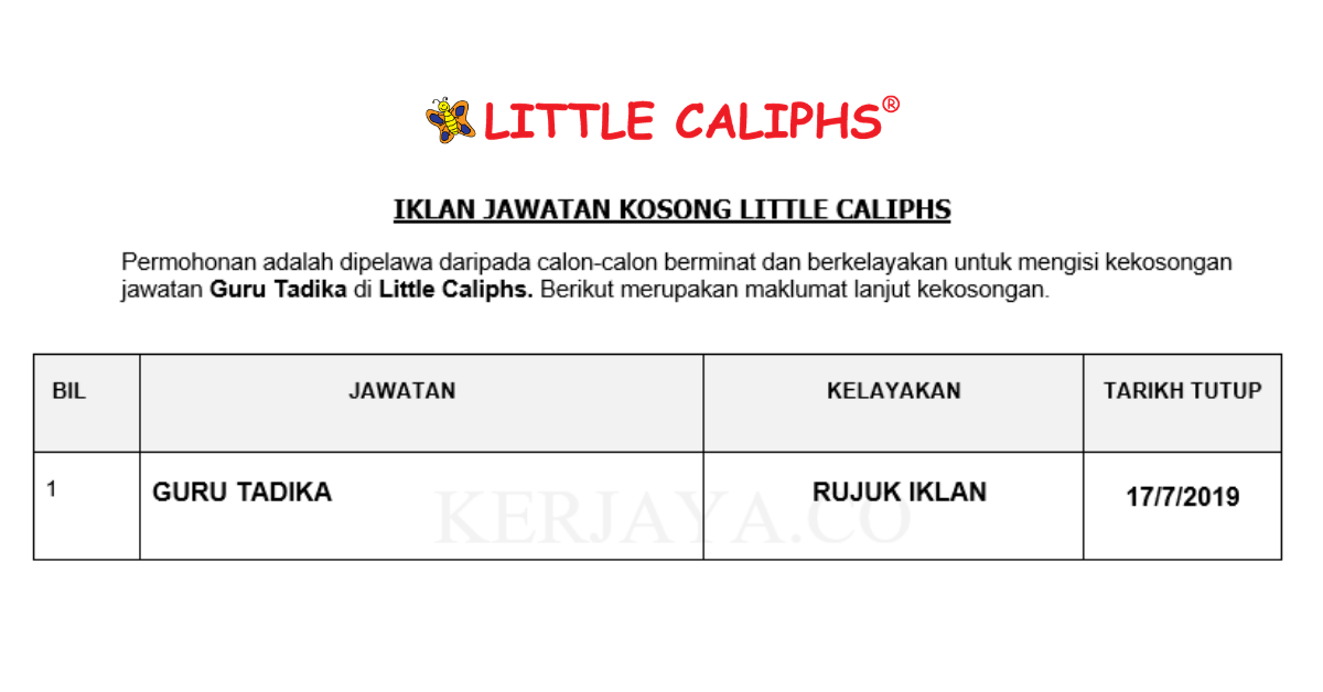 Little Caliphs