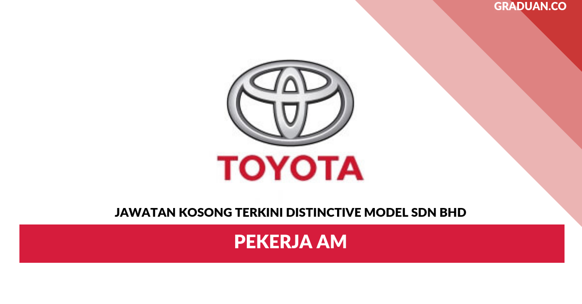 Permohonan Jawatan Kosong Terkini Distinctive Model _ Pekerja Am