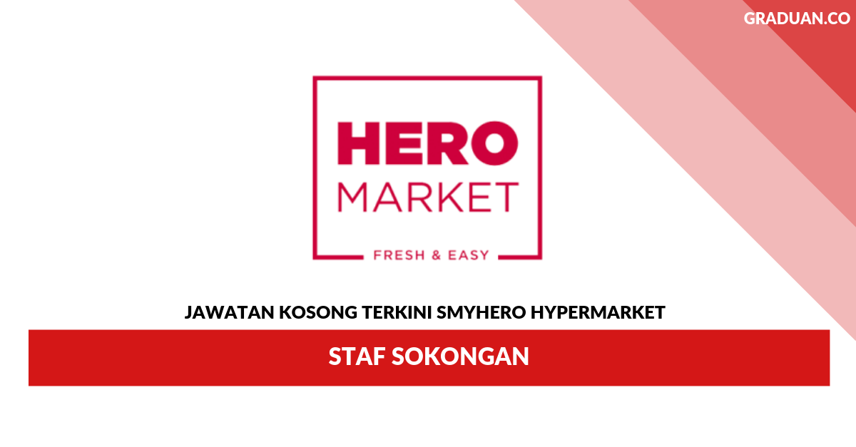 Permohonan Jawatan Kosong Terkini Myhero Hypermarket _ Staf Sokongan