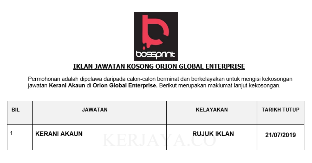 Orion Global Enterprise