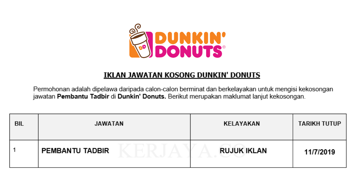 Dunkin' Donuts