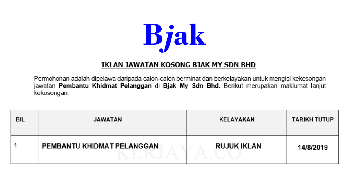 Bjak My Sdn Bhd