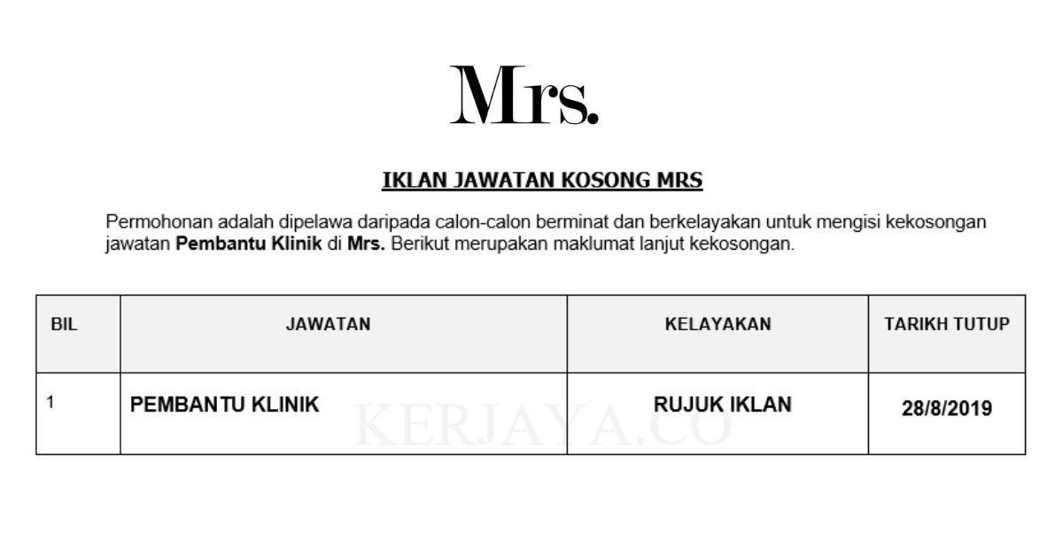 Mrs