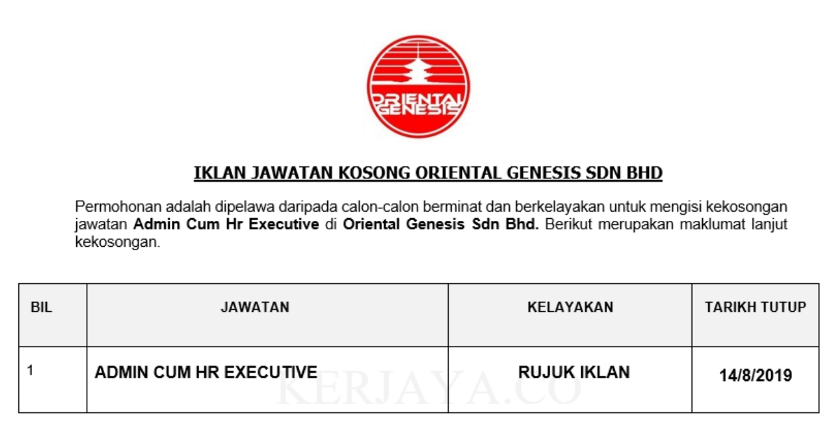 Oriental Genesis Sdn Bhd