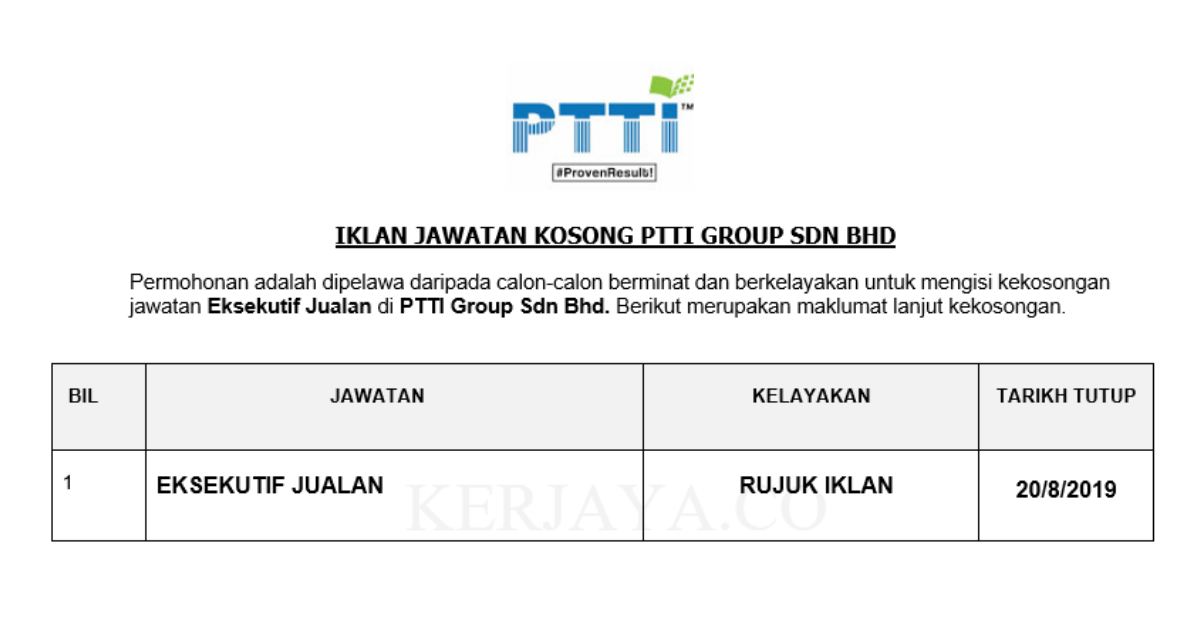 PTTI Group Sdn Bhd