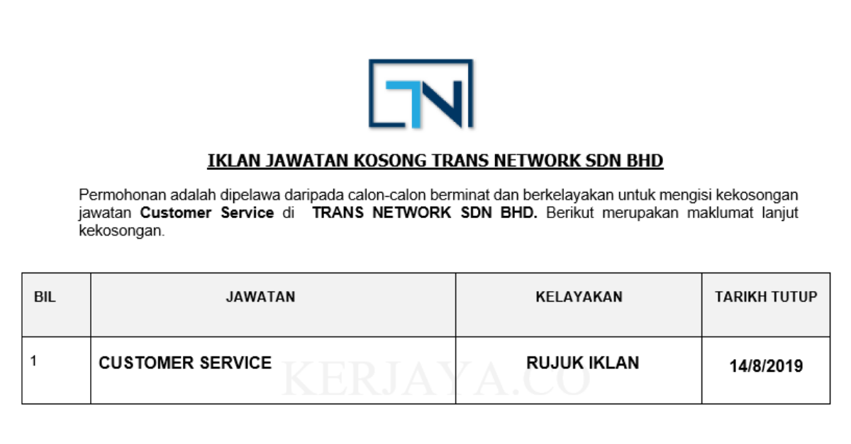 TRANS NETWORK SDN BHD