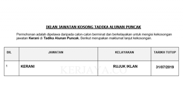 Tadika Alunan Puncak