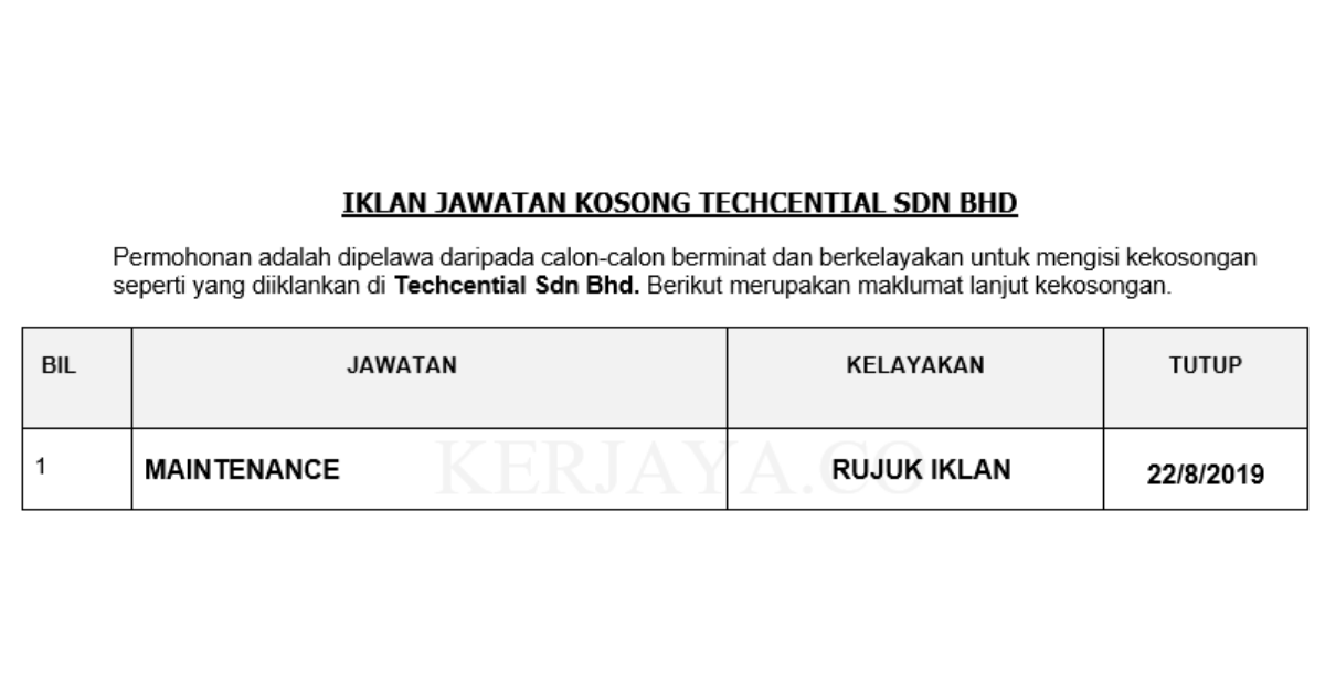 Techcential Sdn Bhd