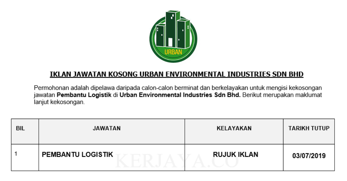 Urban Environmental Industries Sdn Bhd