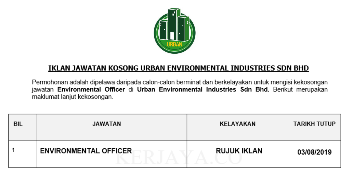 Urban Environmental Industries Sdn Bhd