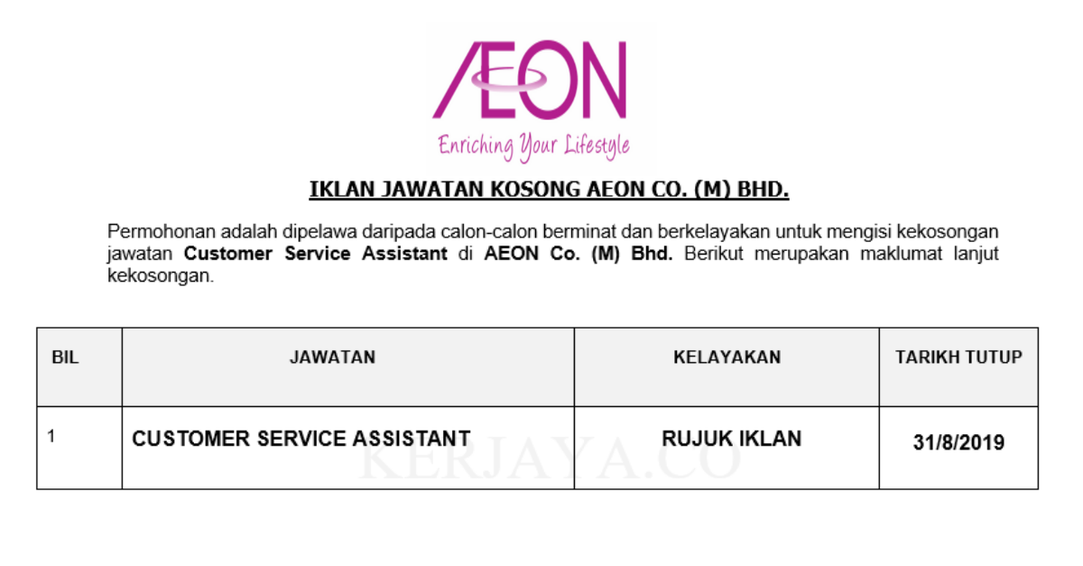 AEON Co. (M) Bhd.