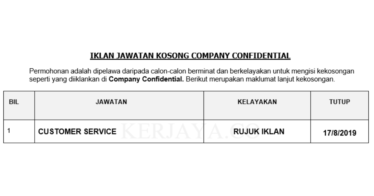 Company Confidential _ Customer Service (1)