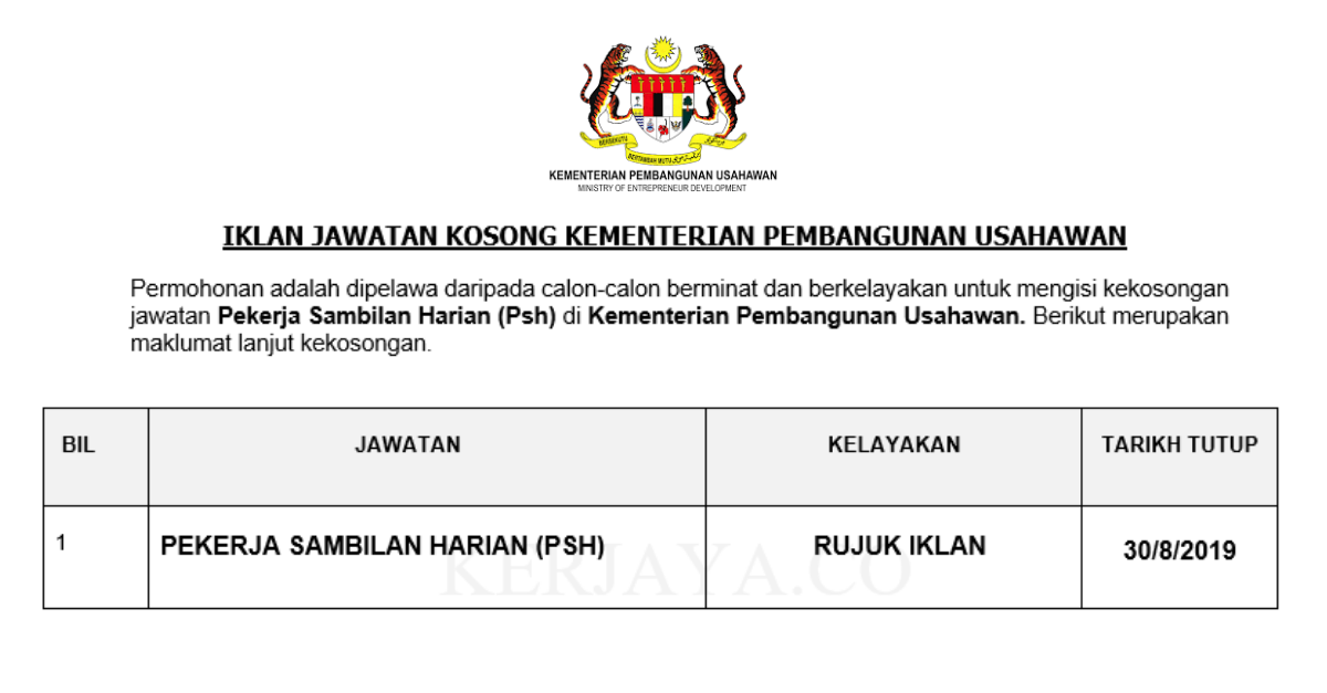 Kementerian Pembangunan Usahawan