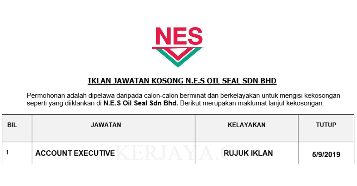 N.E.S Oil Seal Sdn Bhd
