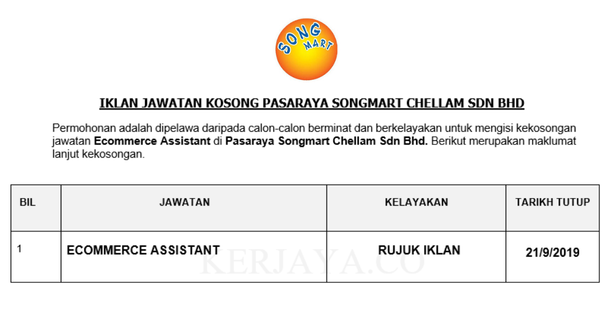 _Pasaraya Songmart Chellam Sdn Bhd