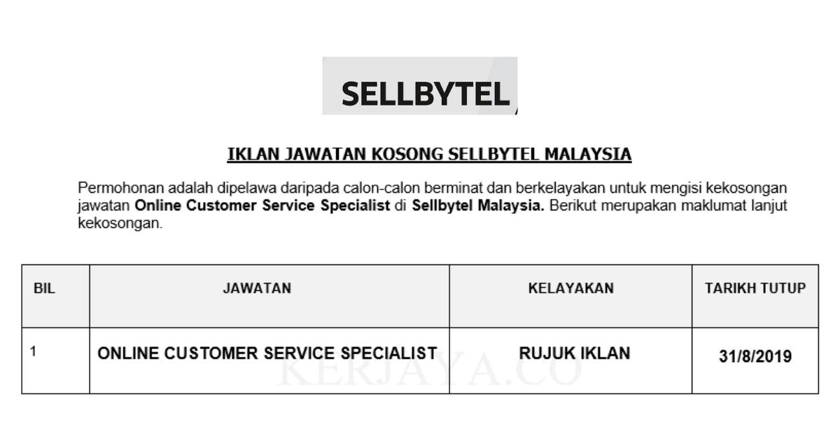 Sellbytel Malaysia