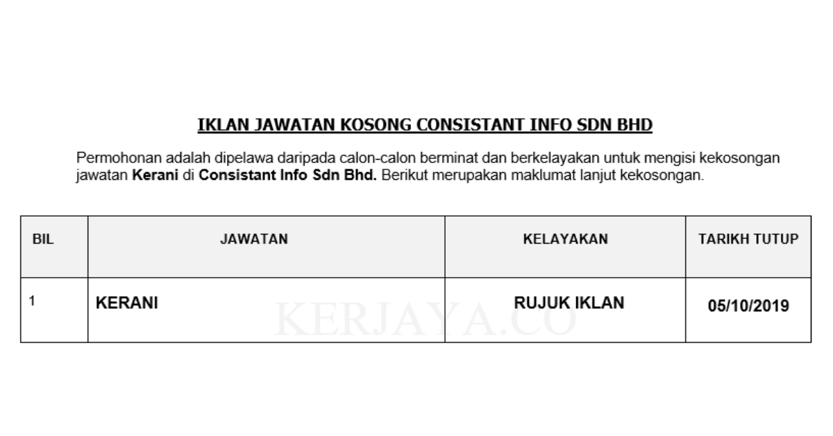 Consistant Info Sdn Bhd