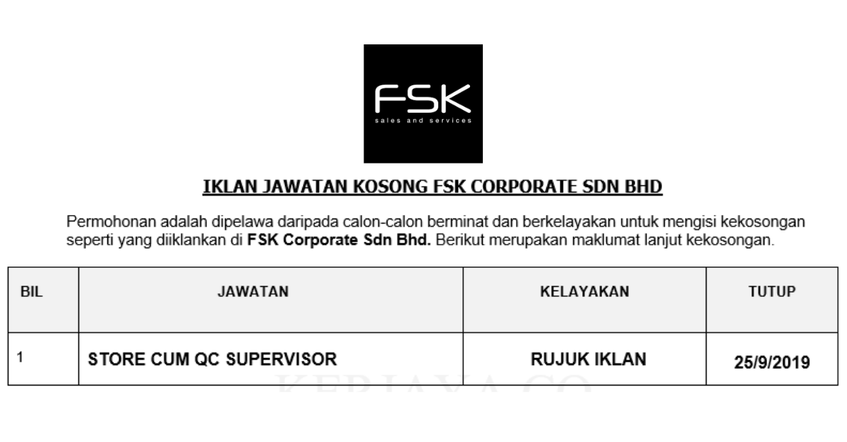 FSK Corporate Sdn Bhd