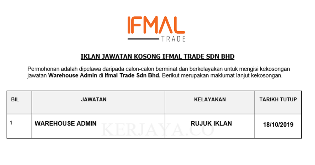 Ifmal Trade Sdn Bhd