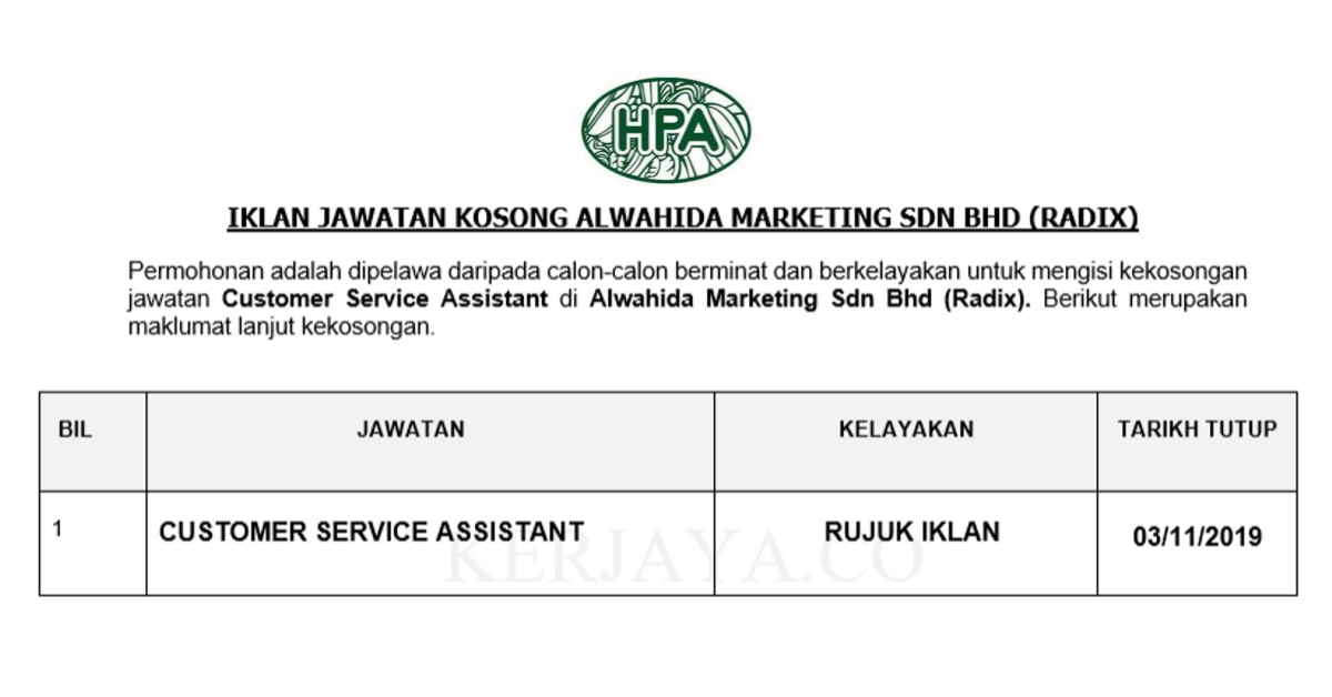 Alwahida Marketing Sdn Bhd (Radix)