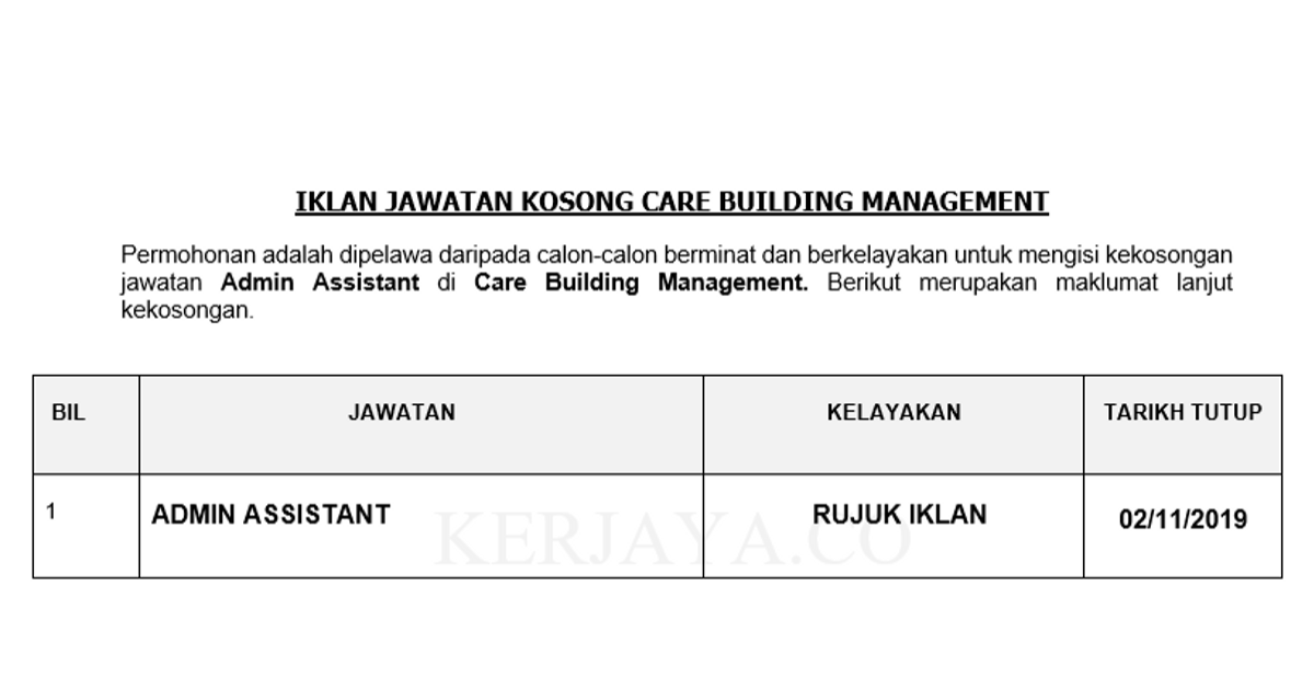 Care Building Management