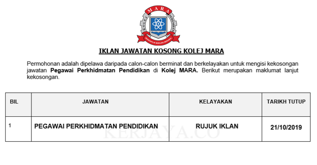 Kolej MARA