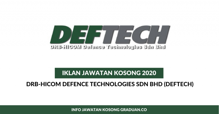 Permohonan Jawatan Kosong DRB-HICOM Defence Technologies Sdn Bhd ...
